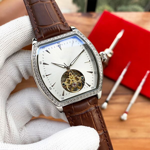 watch mens watches hollow watch automatic imported mechanical movement wristwatch sapphire wristwatches 42mm leather stainless steel strap t, Slivery;brown
watch mens watches hollow watch automatic imported mechanical movement wristwatch sapphire wristwatches 42mm leather stainless steel strap t, Slivery;brown