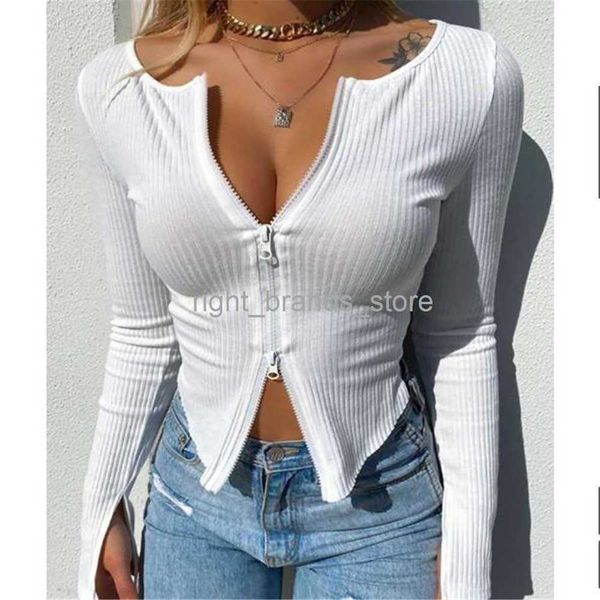 women's t-shirt women's t-shirt women t-shirt spring autumn clothes ribbed knitted long sleeve crop zipper design tee female slim, White
women's t-shirt women's t-shirt women t-shirt spring autumn clothes ribbed knitted long sleeve crop zipper design tee female slim, White