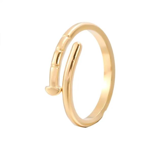 designer nail ring women luxury designer jewelry couple love rings stainless steel alloy gold-plated process fashion accessories never fadel, Silver
designer nail ring women luxury designer jewelry couple love rings stainless steel alloy gold-plated process fashion accessories never fadel, Silver