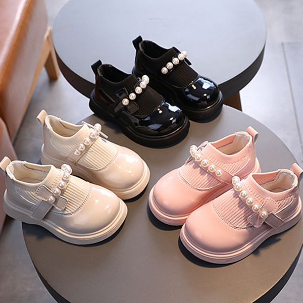 first walkers little baby girls artificial pu princess shoes fashion pearl knit stitching slipon flat for toddler 230217
first walkers little baby girls artificial pu princess shoes fashion pearl knit stitching slipon flat for toddler 230217