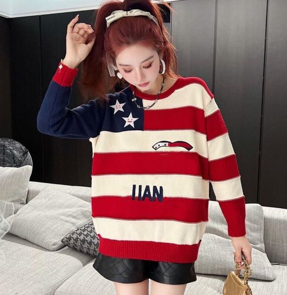 23ss spring new highs quality women's sweaters brand casual fashion womens designer sweater, White;black
23ss spring new highs quality women's sweaters brand casual fashion womens designer sweater, White;black