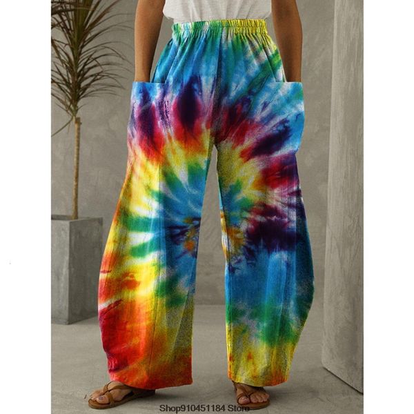 women s pants s printed wide leg vintage high waist trousers 3d colorful tie dyeing style side pocket design loose casual 230220, Black;white
women s pants s printed wide leg vintage high waist trousers 3d colorful tie dyeing style side pocket design loose casual 230220, Black;white