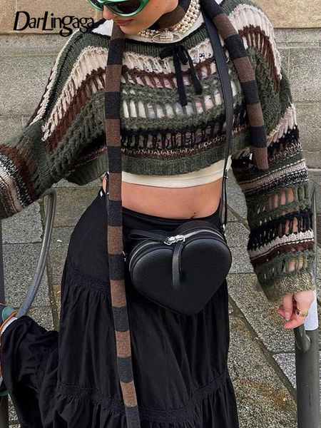 women s sweaters darlingaga grunge fairycore stripe y2k knitted sweater women smock loose cropped pullover hollow out vintage sun protection, White;black
women s sweaters darlingaga grunge fairycore stripe y2k knitted sweater women smock loose cropped pullover hollow out vintage sun protection, White;black