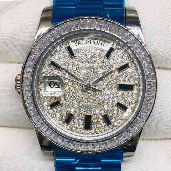 wristwatches luxury custom bling iced out watches white gold plated moiss anite diamond watchess 5a replication mechanical g9e2, Slivery;golden
wristwatches luxury custom bling iced out watches white gold plated moiss anite diamond watchess 5a replication mechanical g9e2, Slivery;golden
