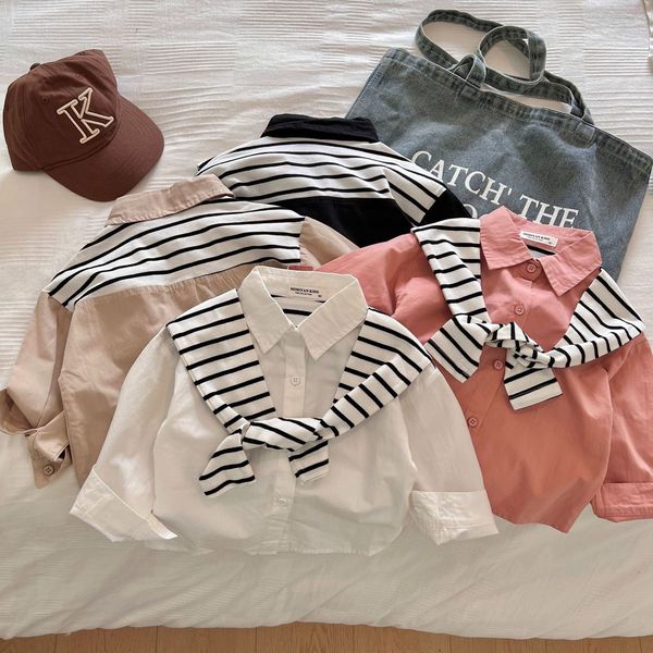 tshirts children's clothes autumn boys girls solid color shawl shirt baby personalized 230220, Blue
tshirts children's clothes autumn boys girls solid color shawl shirt baby personalized 230220, Blue