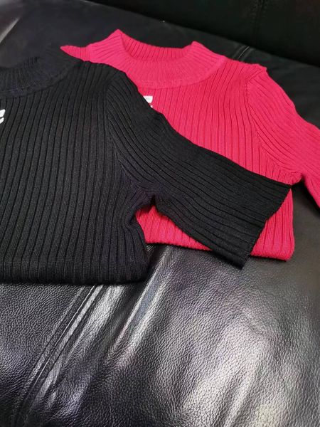 women's sweaters fashion classic trendy luxury designer cloth embroidery slim half high collar underlay knitwear women tshirt kint swea, White;black
women's sweaters fashion classic trendy luxury designer cloth embroidery slim half high collar underlay knitwear women tshirt kint swea, White;black