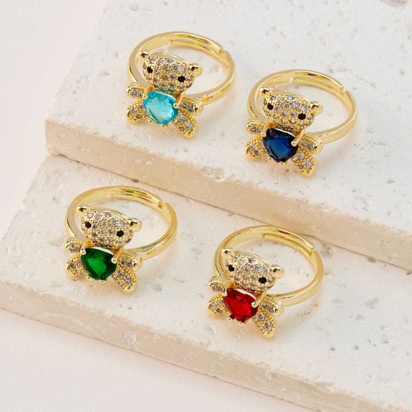 small style women's animal cute style micro-set zircon copper plated true gold color-keeping ring female adjustable opening, Silver
small style women's animal cute style micro-set zircon copper plated true gold color-keeping ring female adjustable opening, Silver