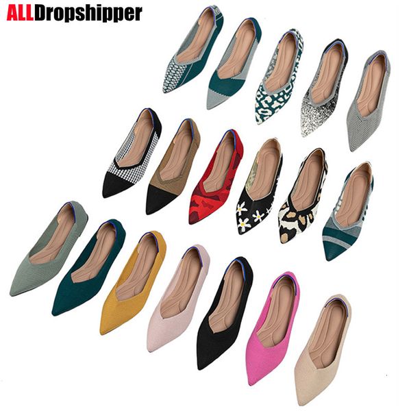 dress shoes plus size 43 pointed toe flats knitting elastic comfortable ballet womens flat soft loafers spring autumn single 230220, Black
dress shoes plus size 43 pointed toe flats knitting elastic comfortable ballet womens flat soft loafers spring autumn single 230220, Black