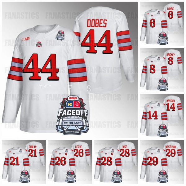 2023 ohio state buckeyes faceoff on the lake white football-inspired 2023 jerseys cole mcward mason lohrei brickey messina thiesing gildon h, Black;red
2023 ohio state buckeyes faceoff on the lake white football-inspired 2023 jerseys cole mcward mason lohrei brickey messina thiesing gildon h, Black;red