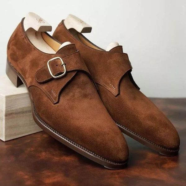 dress shoes men suede loafers brown buckle breathable casual coffee black flock dreess for handmade 230220
dress shoes men suede loafers brown buckle breathable casual coffee black flock dreess for handmade 230220