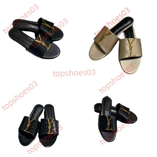 luxury brand slippers summer fashion women's beach shoes leather open toe designer shoes flat heel non slip waterproof metal letter out, Black
luxury brand slippers summer fashion women's beach shoes leather open toe designer shoes flat heel non slip waterproof metal letter out, Black