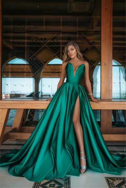dark green evening dresses high split a line sweetheart sleeveless long satin women party gowns prom vestidos bc15025, Black;red
dark green evening dresses high split a line sweetheart sleeveless long satin women party gowns prom vestidos bc15025, Black;red
