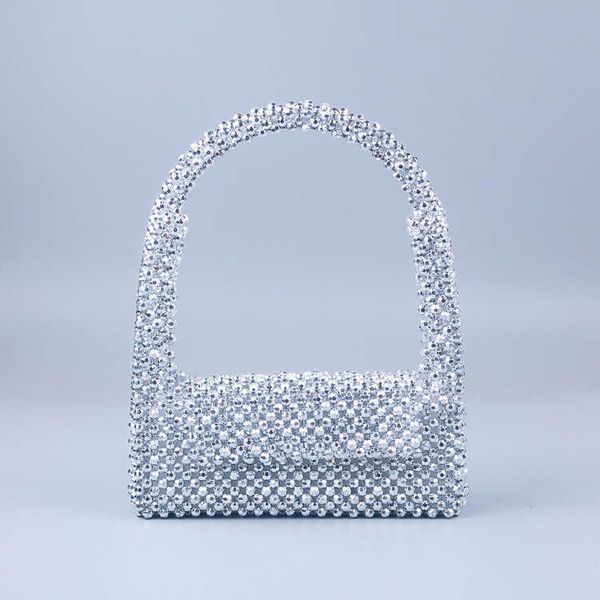 new product ins style silver angle beads acrylic handmade beading fashion trend flip knitting shoulder handbag 230220
new product ins style silver angle beads acrylic handmade beading fashion trend flip knitting shoulder handbag 230220