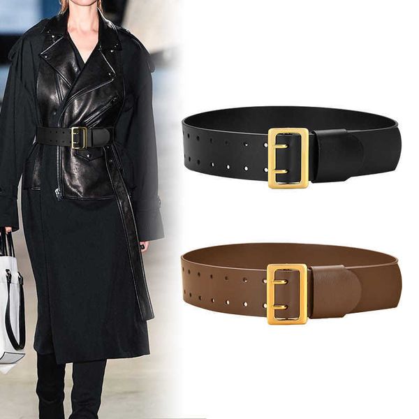 belts women's genuine leather belt alloy buckle ins style fashionable allmatch coat and skirt with wide belt corset girdle waistband j2, Black;brown
belts women's genuine leather belt alloy buckle ins style fashionable allmatch coat and skirt with wide belt corset girdle waistband j2, Black;brown