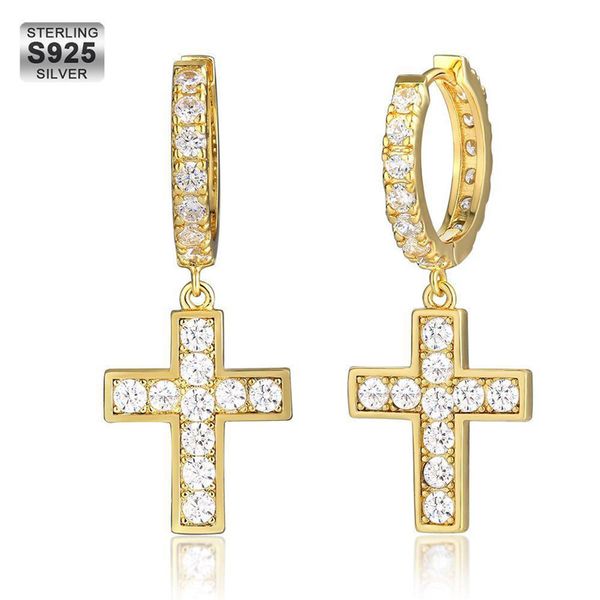 men women earrings studs anti-allergic 925 sterling silver gold plated bling cz stones cross earrings nice jewelry gift, Golden;silver
men women earrings studs anti-allergic 925 sterling silver gold plated bling cz stones cross earrings nice jewelry gift, Golden;silver