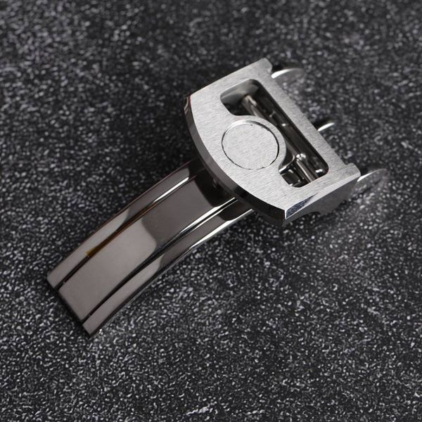 18 mm probus scafusia silver color folding deployment clasp for iwc rubber leather watch band strap, Black;brown
18 mm probus scafusia silver color folding deployment clasp for iwc rubber leather watch band strap, Black;brown