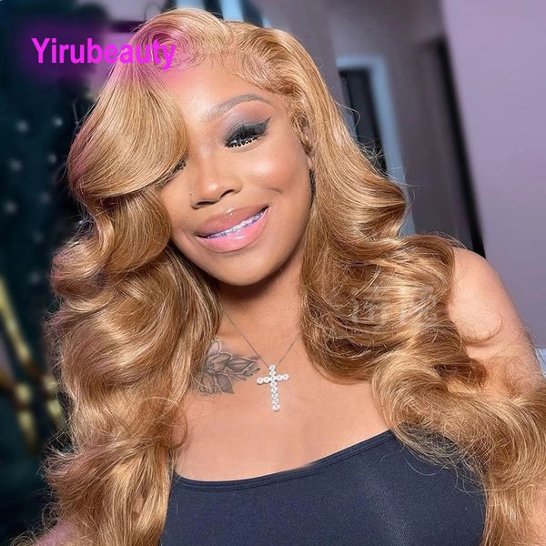 indian 13x4 lace front wig 27# color yirubeauty body wave 100% human hair 150% 210% density part, Black;brown
indian 13x4 lace front wig 27# color yirubeauty body wave 100% human hair 150% 210% density part, Black;brown