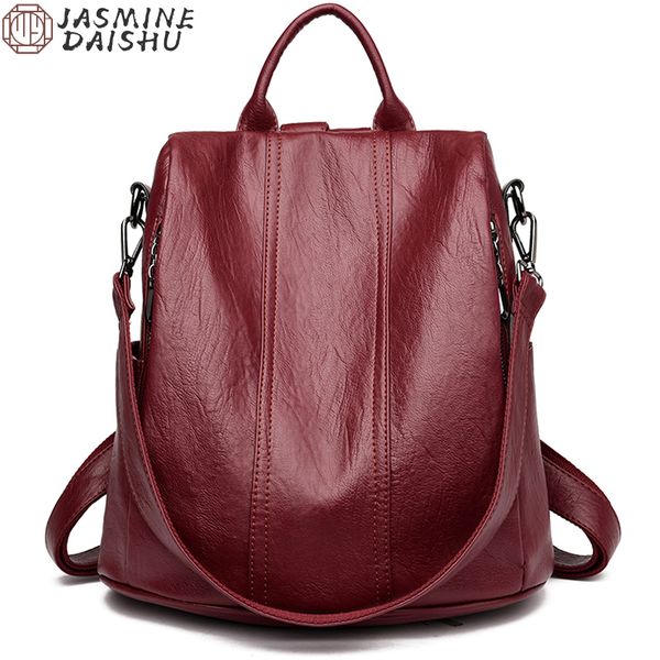 school bags women's waterproof anti theft leather backpack girls shoulder bags multifunctional large capacity travel backpacks mochilas
school bags women's waterproof anti theft leather backpack girls shoulder bags multifunctional large capacity travel backpacks mochilas