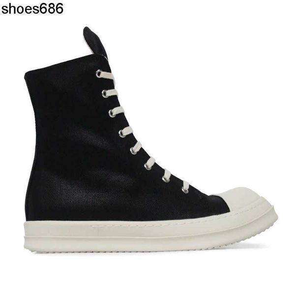 ro spring and summer dark style thick soles high men's canvas shoes lace up round head casual women's board shoes trend, Black
ro spring and summer dark style thick soles high men's canvas shoes lace up round head casual women's board shoes trend, Black