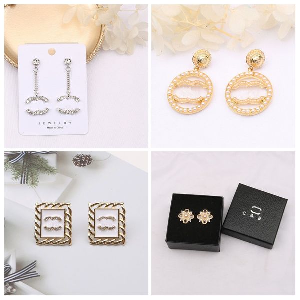 18k gold plated designer earrings ear stud designers brand geometry letters fashion women imitation pearl earring wedding party jewerlry cla, Golden;silver
18k gold plated designer earrings ear stud designers brand geometry letters fashion women imitation pearl earring wedding party jewerlry cla, Golden;silver
