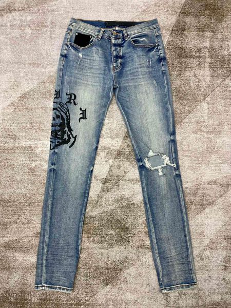 2023 new arrival luxury mens distressed ripped skinny designer jeans ~ us size 28-38 jeans ~ slim motorcycle moto biker causal denim pants h, Blue
2023 new arrival luxury mens distressed ripped skinny designer jeans ~ us size 28-38 jeans ~ slim motorcycle moto biker causal denim pants h, Blue