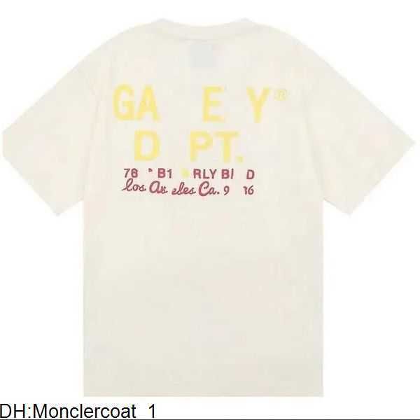 2023 galleryes t shirt depts mens tshirt designer fashion pure cotton t-shirt womens high street luxury loose classic print couples 191jxw, White;black
2023 galleryes t shirt depts mens tshirt designer fashion pure cotton t-shirt womens high street luxury loose classic print couples 191jxw, White;black