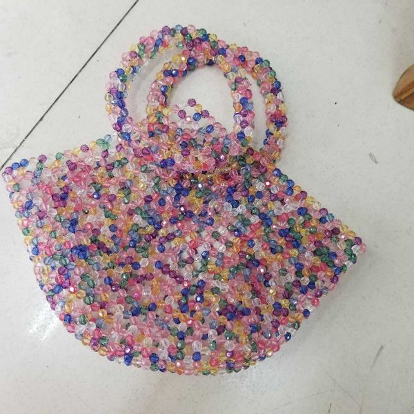 colorful beaded vegetable basket hollowed-out bag beaded women's handbag hollowed-out ring hand bag 230220
colorful beaded vegetable basket hollowed-out bag beaded women's handbag hollowed-out ring hand bag 230220