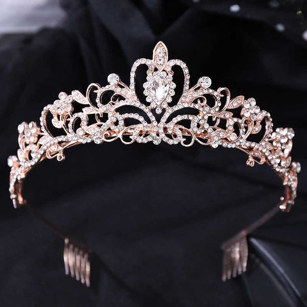 tiaras rose gold colors wedding crown royal queen prom diadem bridal tiaras combs headdress bride crown hair jewelry head accessories z0220, White;golden
tiaras rose gold colors wedding crown royal queen prom diadem bridal tiaras combs headdress bride crown hair jewelry head accessories z0220, White;golden