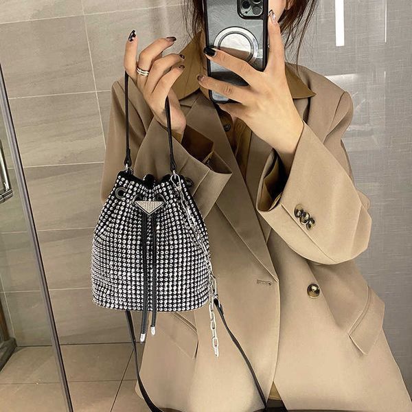 handbag 2023 hand fashionable new bucket women fashion version style one shoulder chain messenger rhinestone drawstring portable bag
handbag 2023 hand fashionable new bucket women fashion version style one shoulder chain messenger rhinestone drawstring portable bag