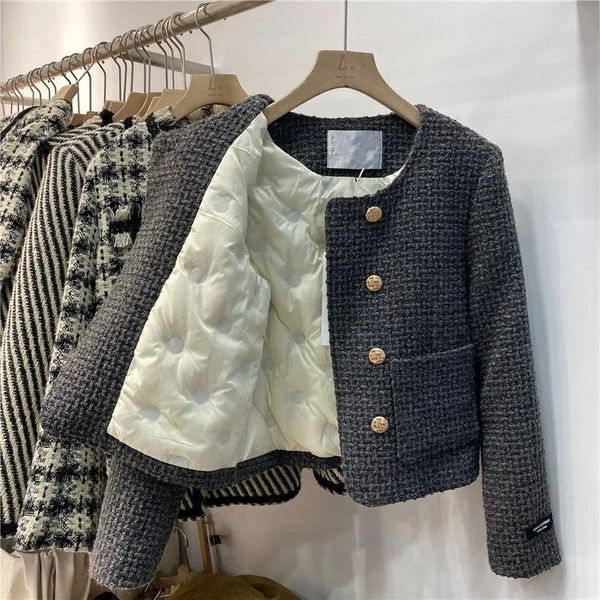 men s hoodies sweatshirts celebrity fragrant coat women s winter double breasted western style casual white duck down lining jacket 230220, Black
men s hoodies sweatshirts celebrity fragrant coat women s winter double breasted western style casual white duck down lining jacket 230220, Black