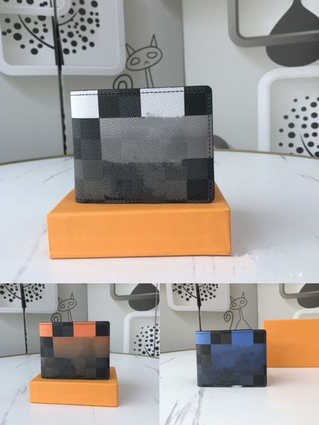 famous designer wallets classic gradient color plaid men women wallets luxury brand multi-card short clutch bag folding portable flip storag, Red;black
famous designer wallets classic gradient color plaid men women wallets luxury brand multi-card short clutch bag folding portable flip storag, Red;black