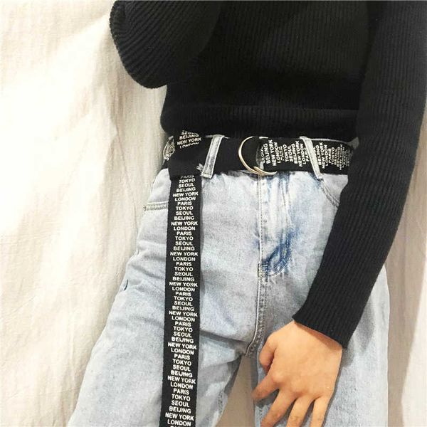 belts women men canvas belts letter printed d ring ladies long waist strap jeans trouser black student waistband harajuku punk j230220, Black;brown
belts women men canvas belts letter printed d ring ladies long waist strap jeans trouser black student waistband harajuku punk j230220, Black;brown