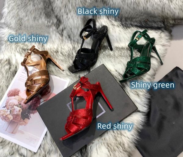 2022 designer high heeled shoes fashion metal leather sandals with temperament wedding banquet party women shoes 35-43, Black
2022 designer high heeled shoes fashion metal leather sandals with temperament wedding banquet party women shoes 35-43, Black