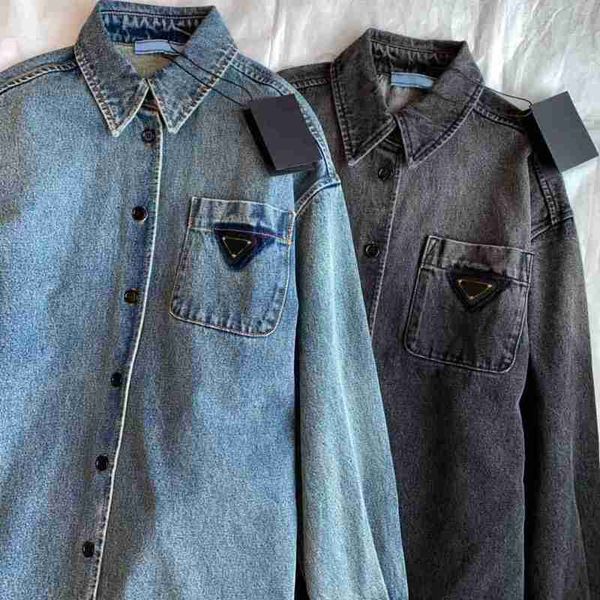designer luxury 2022 fashion long sleeve denim shirt for women single breasted pocket blouse woman turn down collar jeans shirts ladies tr8l, White
designer luxury 2022 fashion long sleeve denim shirt for women single breasted pocket blouse woman turn down collar jeans shirts ladies tr8l, White