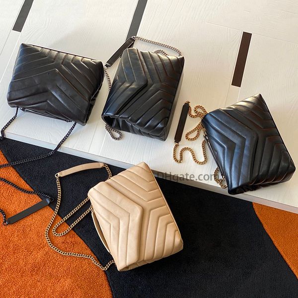 classic bags shape flaps chain bag luxury designers lady loulou handbags women shoulder handbag clutch tote messenger evening shopping purse, Black;red
classic bags shape flaps chain bag luxury designers lady loulou handbags women shoulder handbag clutch tote messenger evening shopping purse, Black;red