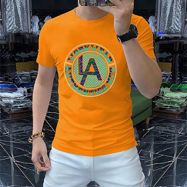 t-shirt men's popular luxury cotton tees 2023 summer new youth fashion brand man clothing round neck bright colors m-4xl, White;black
t-shirt men's popular luxury cotton tees 2023 summer new youth fashion brand man clothing round neck bright colors m-4xl, White;black