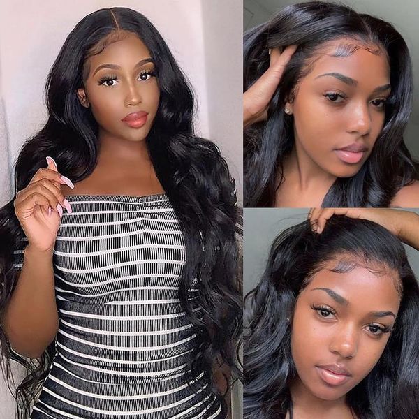 hd transparent lace body wave lace front wig raw inidan lace frontal wigs 250 density 30 40 inch human hair wigs for women, Black
hd transparent lace body wave lace front wig raw inidan lace frontal wigs 250 density 30 40 inch human hair wigs for women, Black