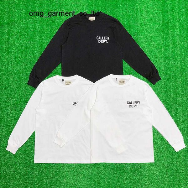 designer new same galery dept lettered slogan printed long sleeve loose couple bottomed fashion brand t-shirt, Black
designer new same galery dept lettered slogan printed long sleeve loose couple bottomed fashion brand t-shirt, Black