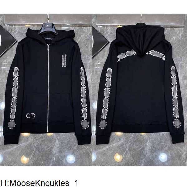 luxury classic men's heart sweatshirts brand ch designer hoodie chromes fashion men women horseshoe sanskrit loose zipper jacket pullov, Black
luxury classic men's heart sweatshirts brand ch designer hoodie chromes fashion men women horseshoe sanskrit loose zipper jacket pullov, Black