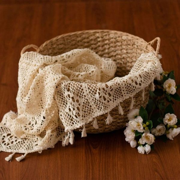 blankets swaddling born baby pography props vintage tassel blanket for hollow basket filler po shooting ornament accessories 230220
blankets swaddling born baby pography props vintage tassel blanket for hollow basket filler po shooting ornament accessories 230220