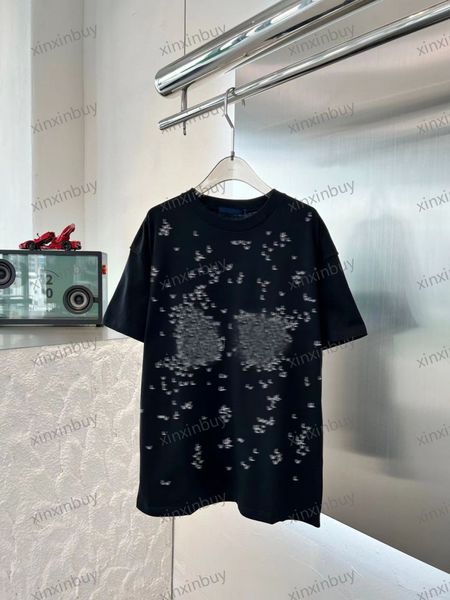 xinxinbuy men designer tee t shirt 23ss paris 1854 small letter embroidery short sleeve cotton women white black beige xs-2xl, Black;brown
xinxinbuy men designer tee t shirt 23ss paris 1854 small letter embroidery short sleeve cotton women white black beige xs-2xl, Black;brown