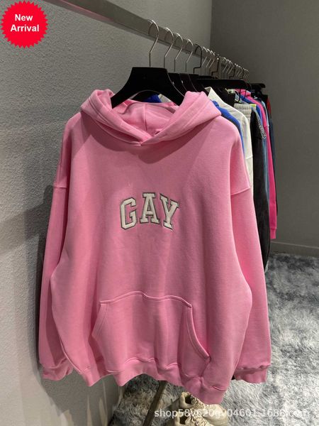 men's hoodie fashion hoody bal aga brand designer cotton letter embroidered fleece classic men sweater leisure casual oversize fskx, Black
men's hoodie fashion hoody bal aga brand designer cotton letter embroidered fleece classic men sweater leisure casual oversize fskx, Black