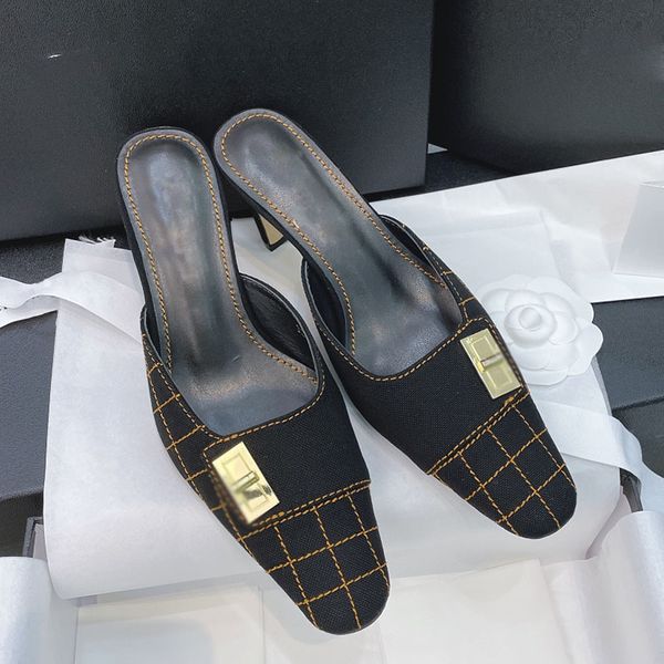 classic womens slippers chunky heel height 8cm dress shoes slingbacks sandals designer pumps round toe booties quilted texture with bownot s, Black
classic womens slippers chunky heel height 8cm dress shoes slingbacks sandals designer pumps round toe booties quilted texture with bownot s, Black