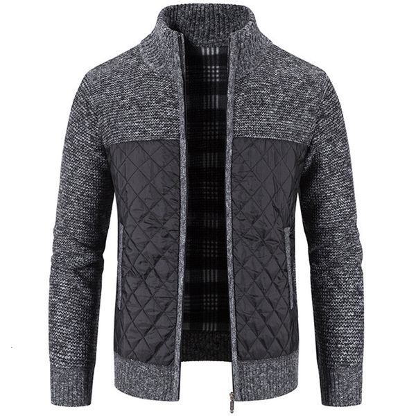 men s sweaters autumn and winter stand collar cardigan thickened casual warm fashion coat 230217, White;black
men s sweaters autumn and winter stand collar cardigan thickened casual warm fashion coat 230217, White;black