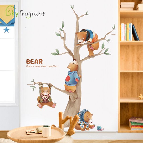 wall decor cartoon cute bear stickers for kids rooms baby boy bedroom ations self adhesive ation home 230220
wall decor cartoon cute bear stickers for kids rooms baby boy bedroom ations self adhesive ation home 230220