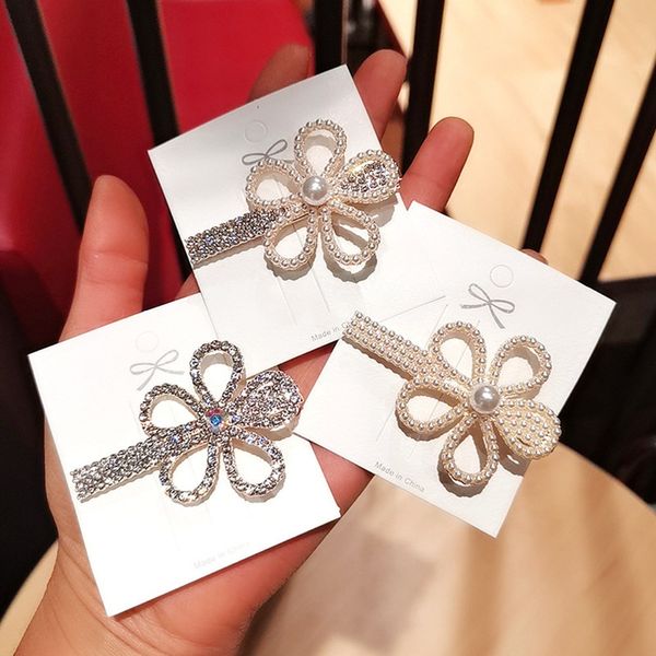 new korean flower pearl ribbon metal hairpin rhinestone horizontal clip elegant female fashion hair accessories 1681, Slivery;white
new korean flower pearl ribbon metal hairpin rhinestone horizontal clip elegant female fashion hair accessories 1681, Slivery;white