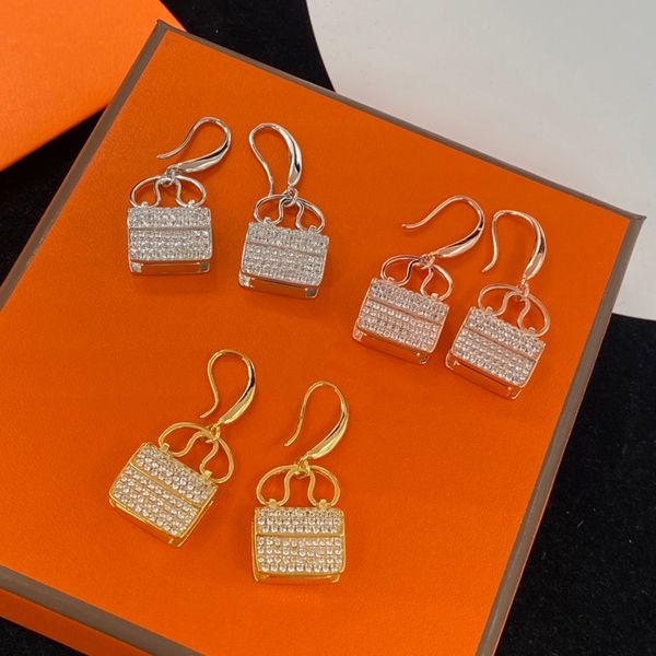 chic bag pendant studs dangle letter handbag dangler ladies diamond ear studs crystal stamps jewelry with box birthday gift anniversary, Silver
chic bag pendant studs dangle letter handbag dangler ladies diamond ear studs crystal stamps jewelry with box birthday gift anniversary, Silver