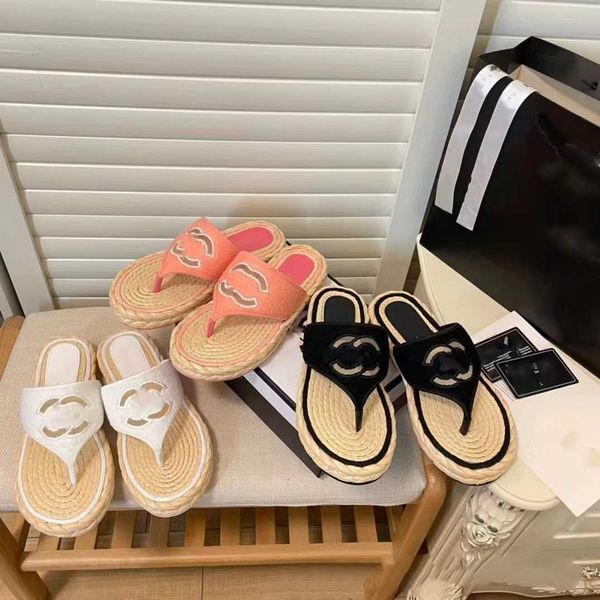 shoes high version of c family xiaoxiang fisherman's herringbone women 2023 new hand-made straw bottom rope clip on slippers for luxury, Black
shoes high version of c family xiaoxiang fisherman's herringbone women 2023 new hand-made straw bottom rope clip on slippers for luxury, Black