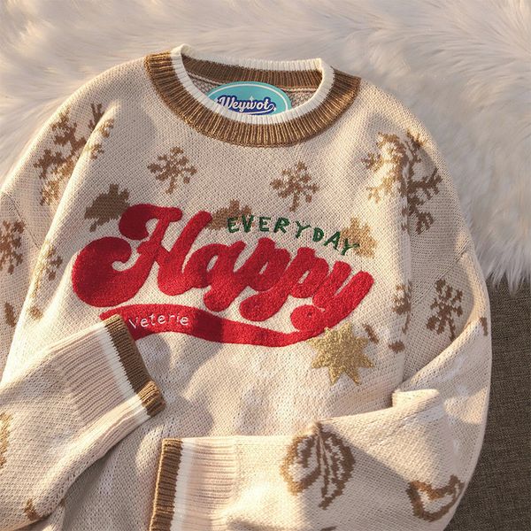 women's sweaters striped letter printing geometric element design oneck sweater women winter lazy style casual loose allmatch sweaters, White;black
women's sweaters striped letter printing geometric element design oneck sweater women winter lazy style casual loose allmatch sweaters, White;black