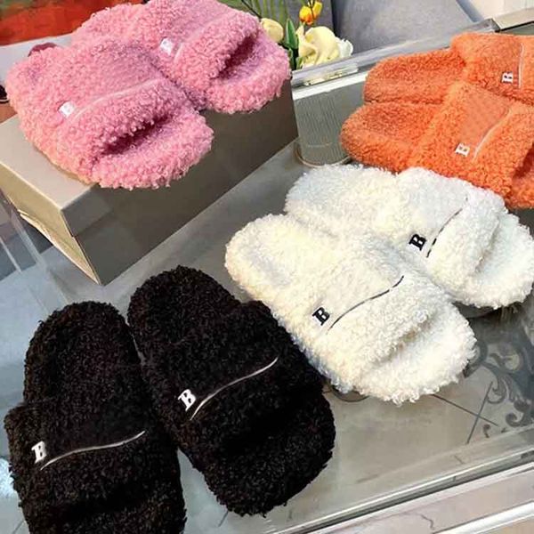 new designer luxury slides paris slippers men women wool winter fur fluffy furry warm letters sandals comfortable fuzzy girl flip flop slipp, Black
new designer luxury slides paris slippers men women wool winter fur fluffy furry warm letters sandals comfortable fuzzy girl flip flop slipp, Black